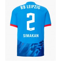 Camisa de Futebol RB Leipzig Mohamed Simakan #2 Equipamento Alternativo 2023-24 Manga Curta